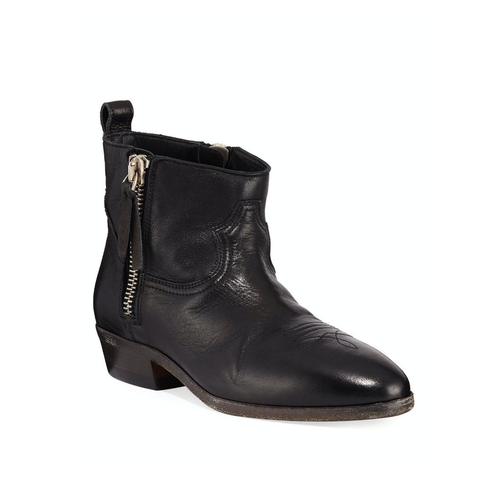 Golden Goose Viand Boots Bootie 38 8 Black Leather